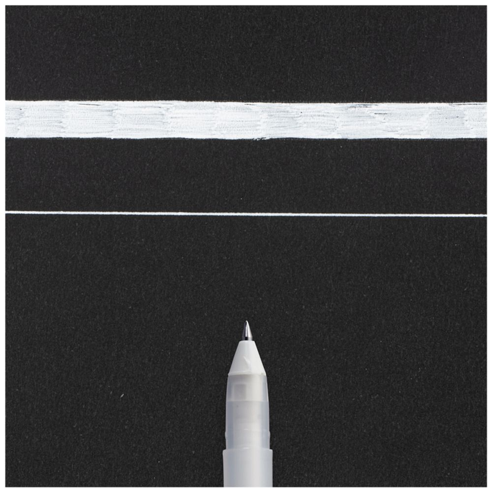 Ручка гелевая Sakura "Gelly Roll" белая, 0,5мм