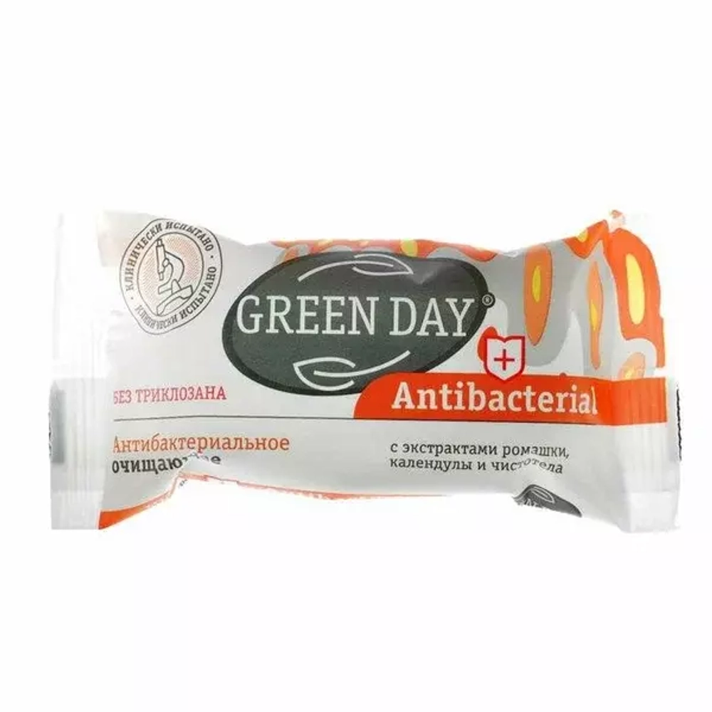 "GREEN DAY" Антибактериальное мыло очищающее 90г