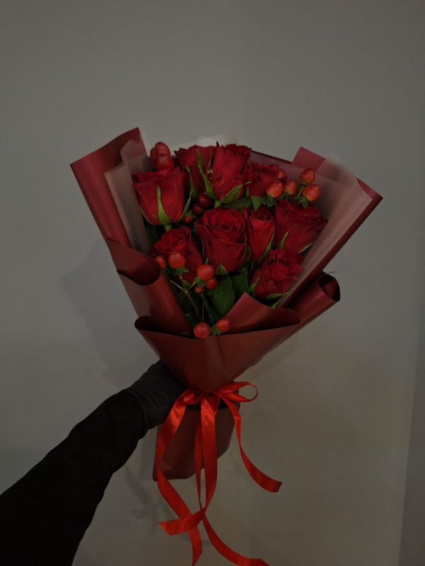 Букет "Красный бархат"