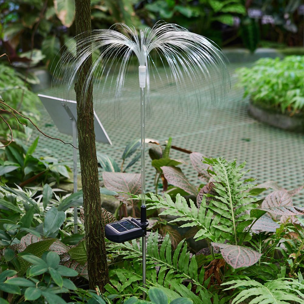 USL-S-821-PT750 JELLYFISH Садовый светильник на солнечной батарее Медуза. 7 светодиодов. RGB свет. 1xАA Ni-Mh аккумулятор в-к. IP44. TM Uniel