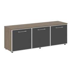 Yalta Тумба модульная LT.TS-3.5 black Вяз Благородный/Стекло Black 1642*450*580