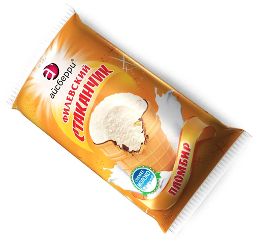 Мороженое Филевский Стаканчик Пломбир 100гр