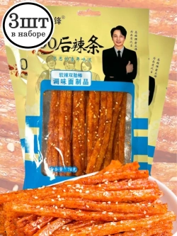 Острая азиатская закуска с кунжутом Латяо 76 г * 3 шт