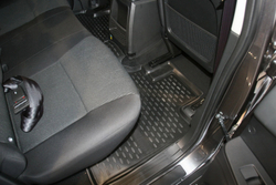 Коврики Standard, в салон SSANG YONG Actyon Sports, 2012-  4 шт. (полиуретан, чёрные) Element.NLC.61.12.210