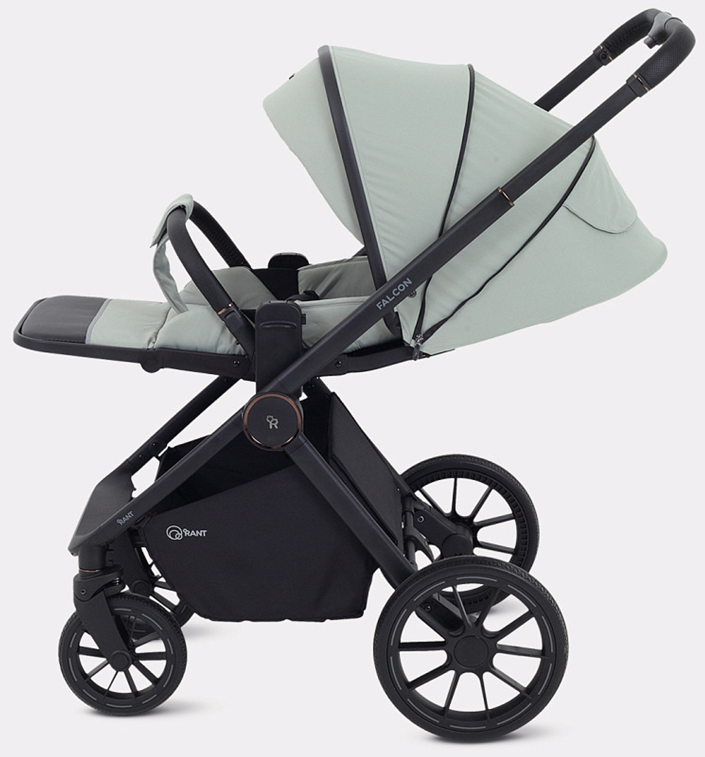 Детская коляска Rant Falcon Neo 3 в 1 с автокреслом Cruise Black Sage
