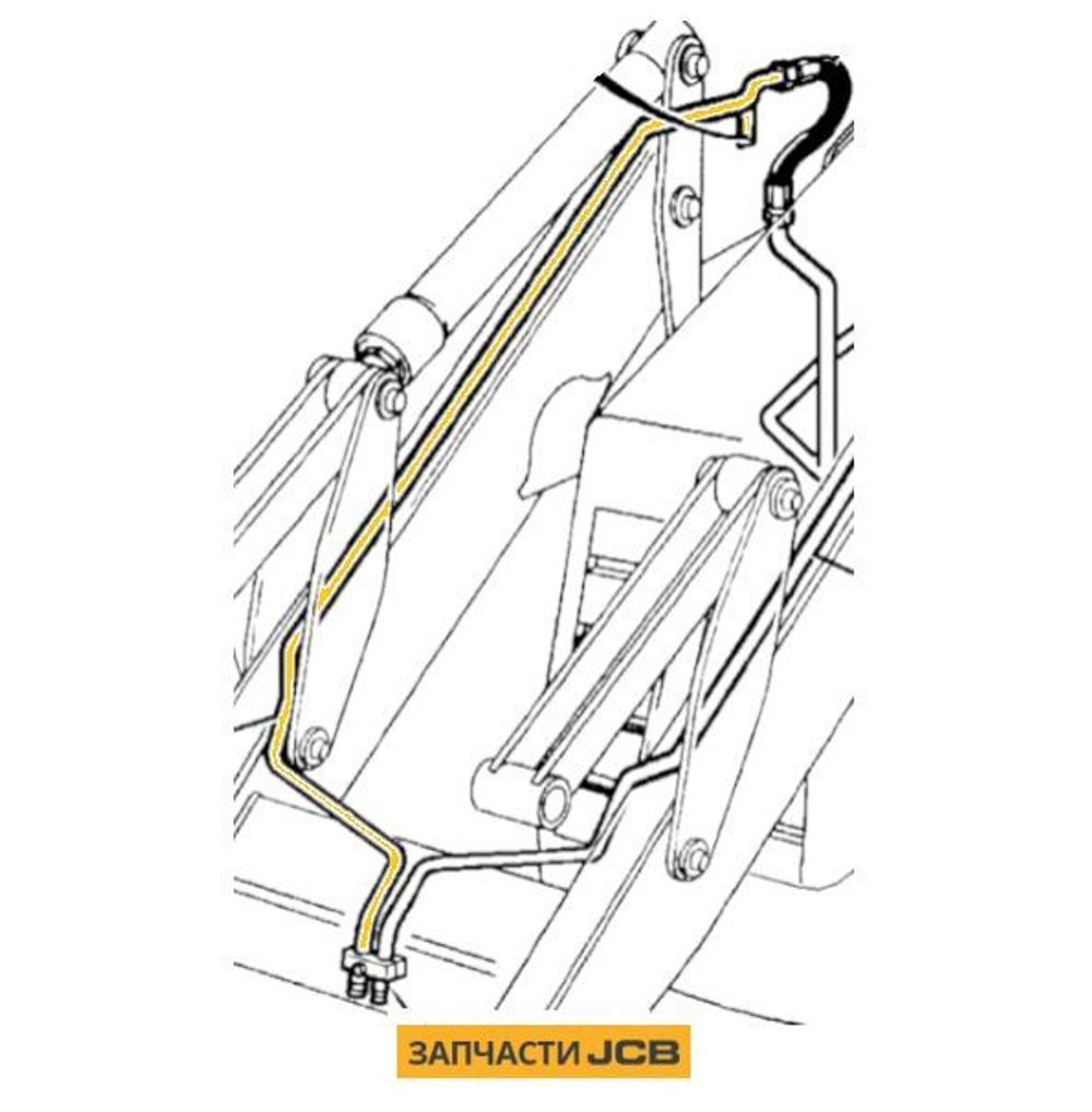 Трубка гидравлики JCB 335/08593