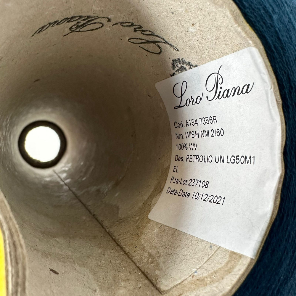 WISH - Loro Piana; 100% меринос; 3000м/100гр, (2/60); col. PETROLIO, цвет: петроль; S703