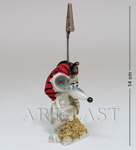 MK 1009 Держатель для визиток «Мышь» h=9см. 1/асс.