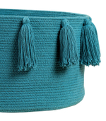 Корзина Lorena Canals Tassels Petroleum (30 x Ø45 см)