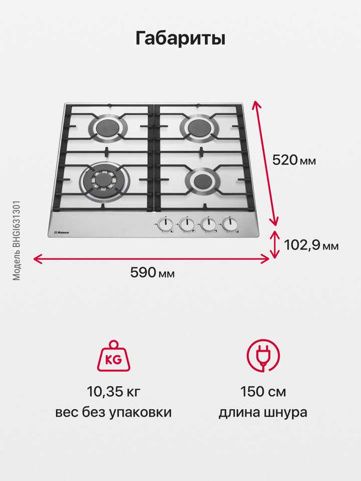 Газовая панель Hansa BHGI631301