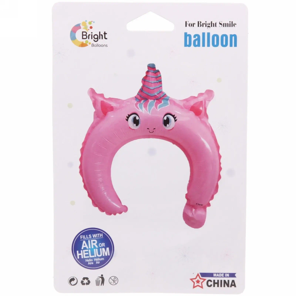 Шар фольгированный 11» “Весёлый единорожек”