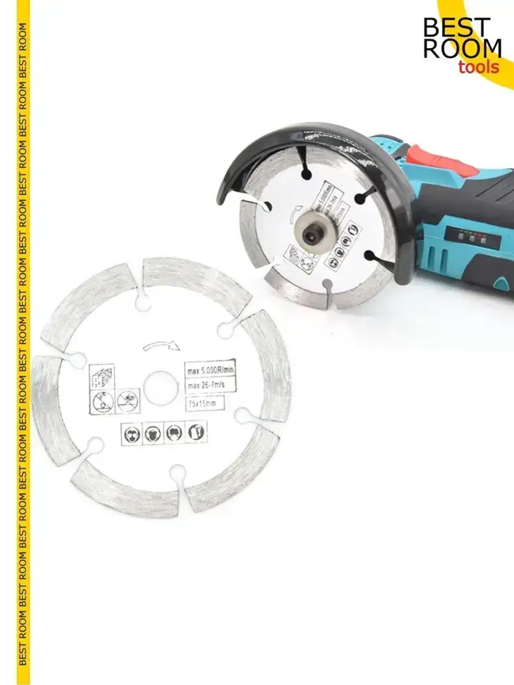 Отрезной диск для резки камня и бетона для мини УШМ