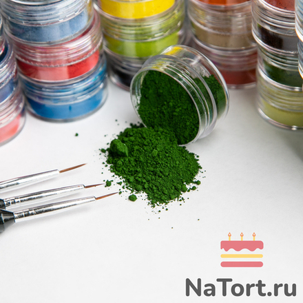 Краситель пыльца цветочная «Зеленый лист» 4 гр