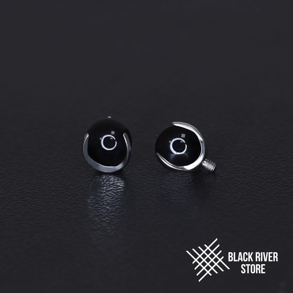 Ball 3-Prongs 3мм/4мм/5мм Black Onyx
