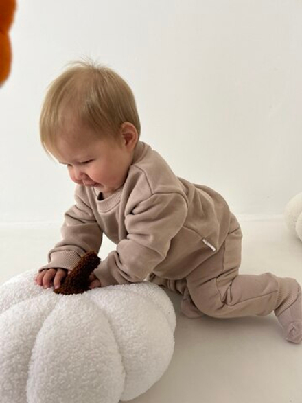 Штанишки oversized латте