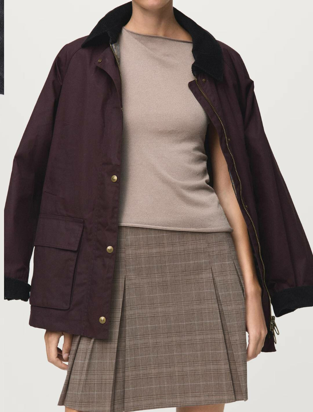 Мини-юбка в складку