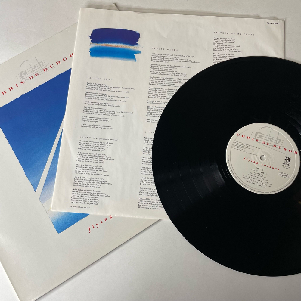 Винтажная виниловая пластинка LP Chris de Burgh, Flying Colours (Германия 1988) Sailing Away