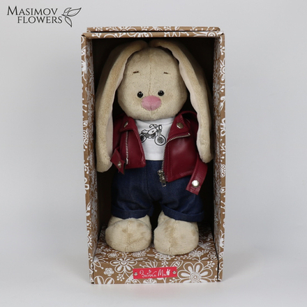 Зайка Ми в косухе и джинсах