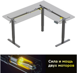 Стол компьютерный Cactus CS-EDXL-BBK
