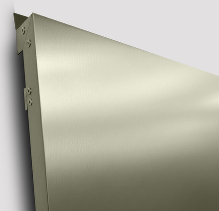 Кассеты фасадные облицовочные из AISI нитрид титана цвет Champagne