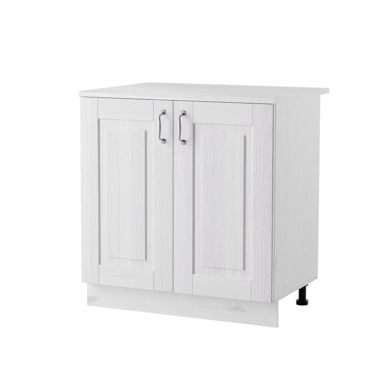 Кухонный модуль напольный, 80х60х85, Стокгольм Светлый, шкаф для кухни, из массива сосны, со столешницей, Dipriz