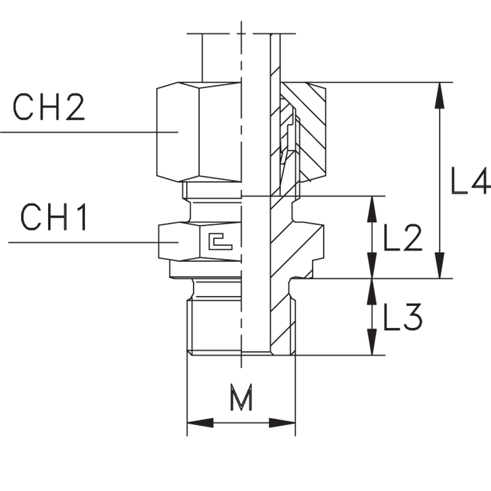 Штуцер FB DL06 M10x1 (в сборе)