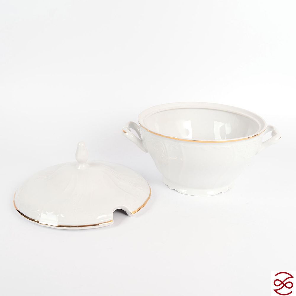 Столовый сервиз на 6 персон Bernadotte Белый узор 26 предметов