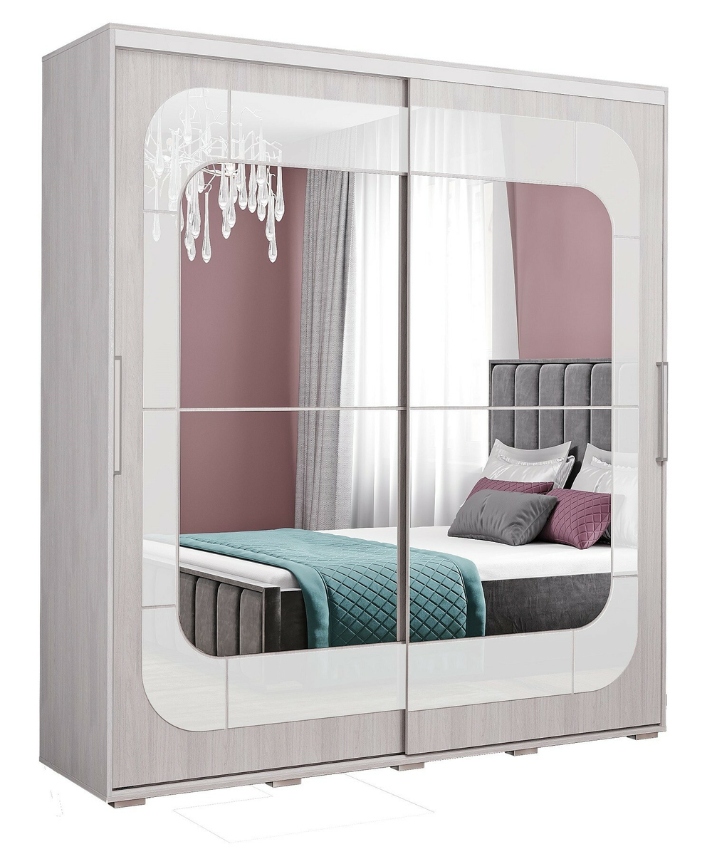 Шкаф-купе с зеркалом Крафт-7