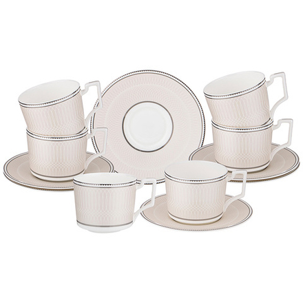 ЧАЙНЫЙ НАБОР LEFARD "INFINITY" НА 6 ПЕР. 12 ПР. 250 МЛ (КОР=4НАБ.)