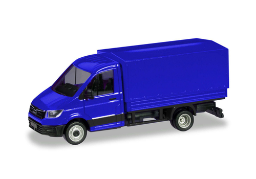 Автомобиль MAN TGE,  тент, синий