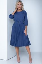 Платье Идеальный силуэт (гофре, джинс) Diolche (Акция)