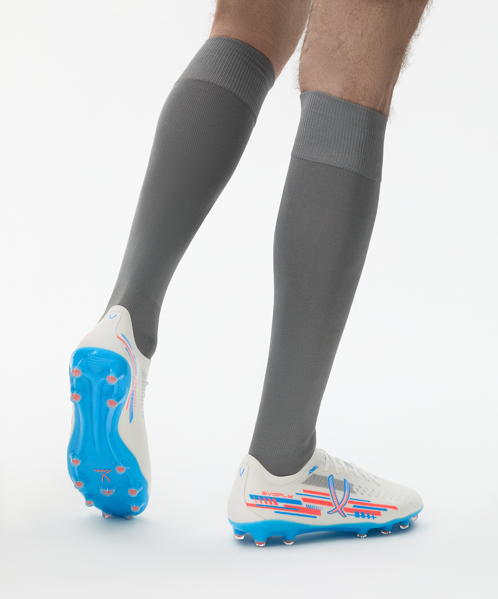 Бутсы футбольные Evofly FG Pro White/blue
