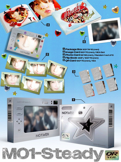 Альбом NCT WISH - STEADY 1st Mini Album QR Version