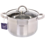 Набор посуды из нержавеющей стали VICALINA 4 предмета (4 кастрюли 1,9л, 2,7л, 3,6л, 6,0л) VL-585