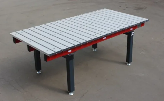 Сборочно-сварочный стол из алюминиевого профиля, СЛОТ-СТОЛ