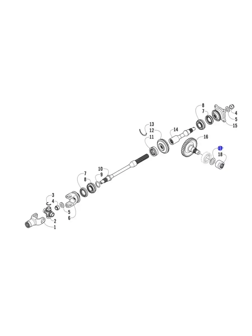 Шайба для квадроциклов 0828-123