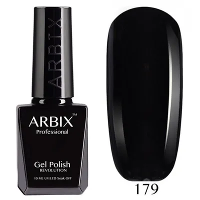 Arbix Гель-лак Classic 179 Чёрный 10 мл