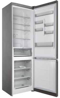 Двухкамерный холодильник Hotpoint HT 6200 S серебристый
