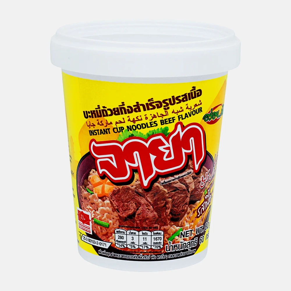 Лапша быстрого приготовления Jaya Говядина 60г