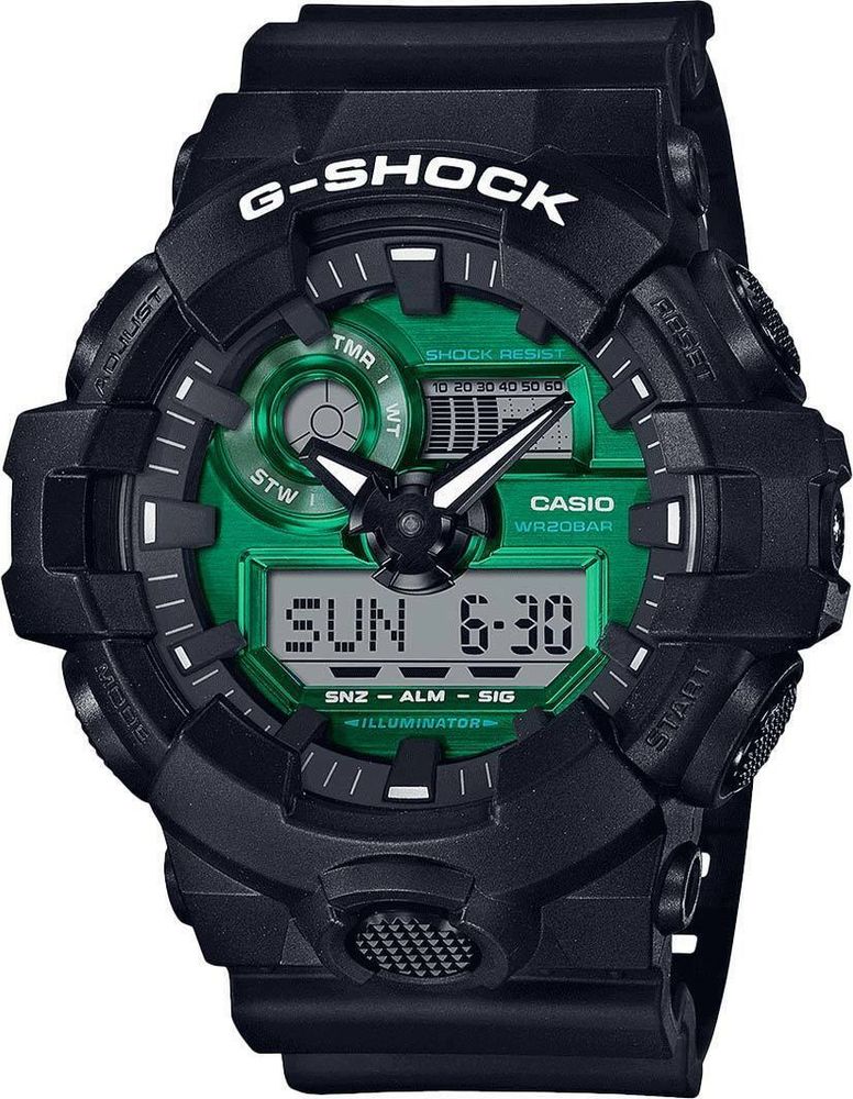 Японские наручные часы Casio G-SHOCK GA-700MG-1AER с хронографом