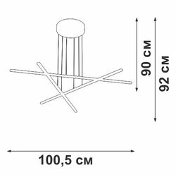 Подвесная люстра Vitaluce V3051 V3051-0/3S