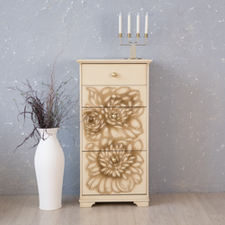 Комод Эн Берри с 4 ящиками Айвори