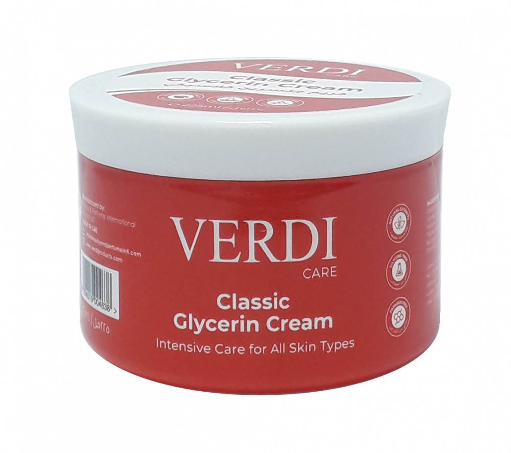 VERDI КРЕМ Д/ТЕЛА ГЛИЦЕРИНОВЫЙ/CLASSIC GLYCERINE интенсивный уход для всех типов кожи,225мл*48