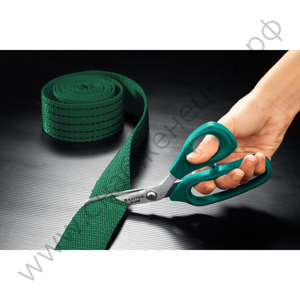 KRAFTOOL KEVLAR 205 мм, Технические ножницы по кевлару и стекловолокну (23207)