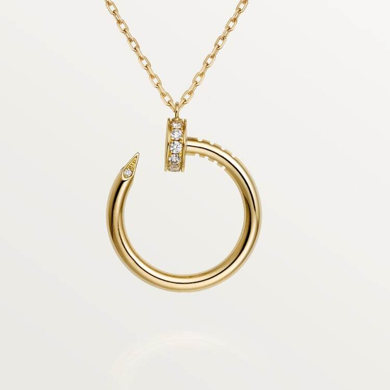 Cartier Juste un Clou pendant, diamonds in yellow gold