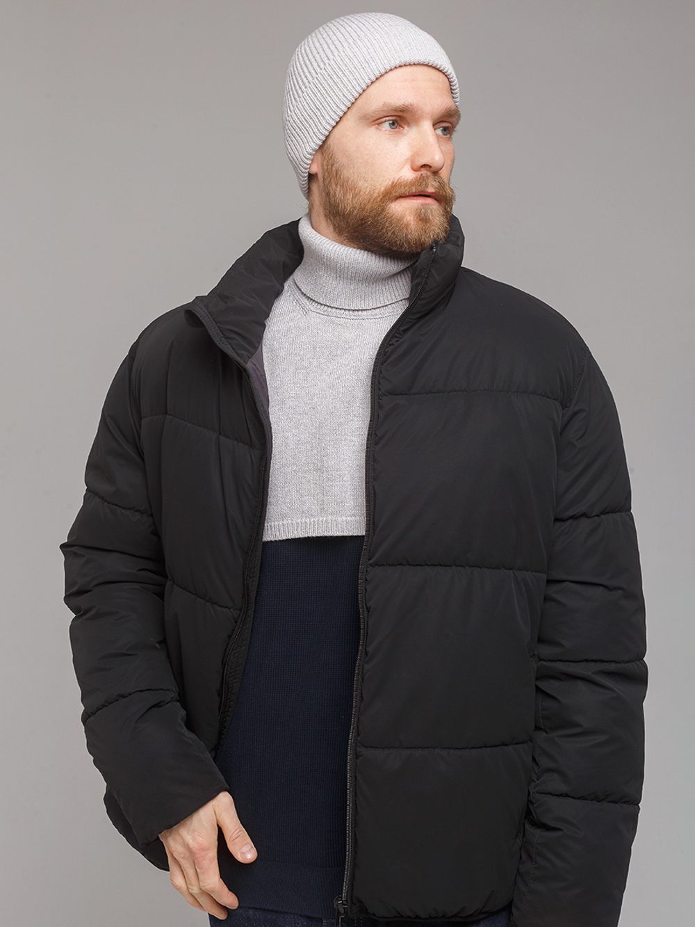 Манишка мужская жемчужно-серый