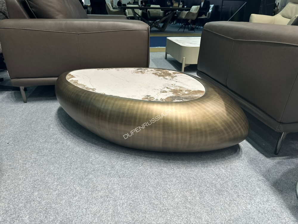 Стол журнальный TG-1156C PANDORA матовая бронза