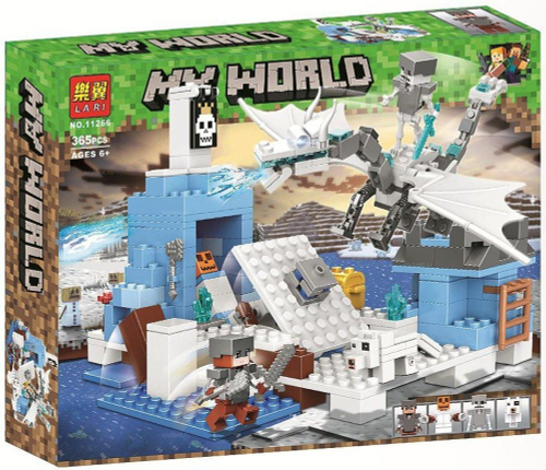 Конструктор Майнкрафт "Снежный дракон" 365 деталей