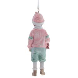GAEM Изделие декоративное подвесное "Девочка/Мальчик", L5 W4 H11,5 см, 6в.