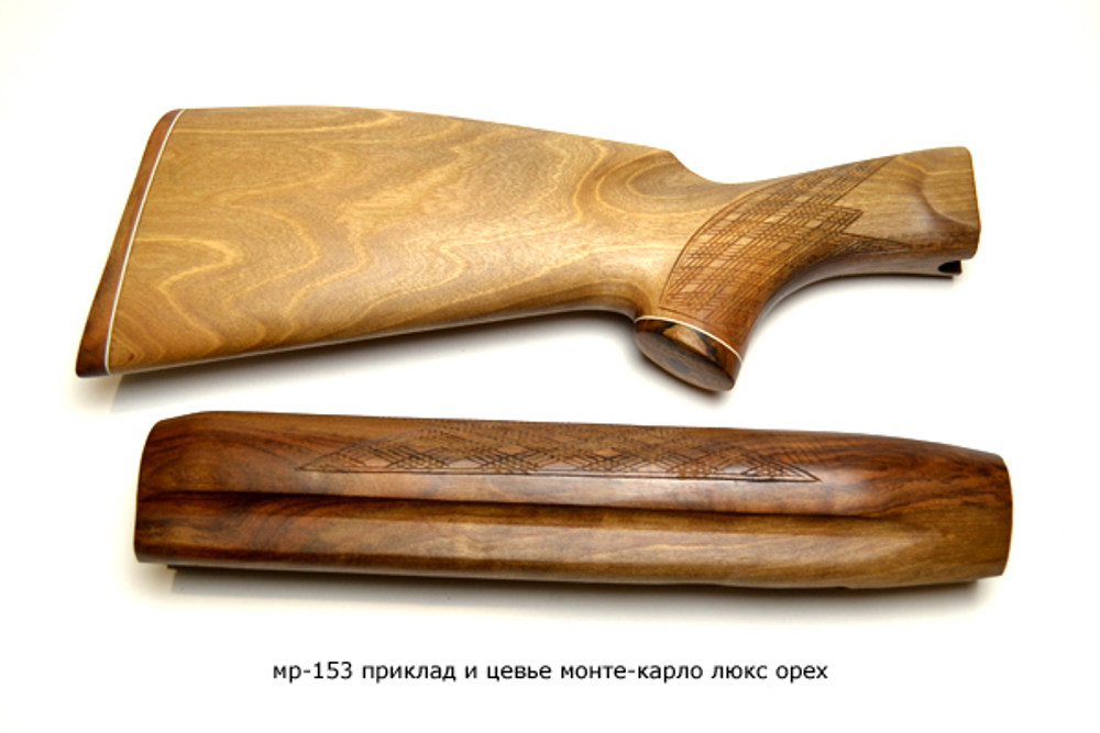 МР-153 приклад и цевье Монте-Карло люкс орех